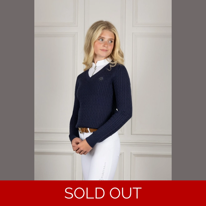 product Image for Coldstream Clarkston Knitted V-Neck Jumper  Navy